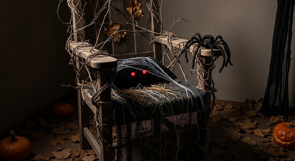 uhyggelig halloween stol